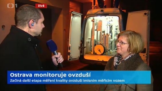 Zahájení nové etapy monitorování ovzduší v Ostravě - záznam vysílání ČT - Studio 6